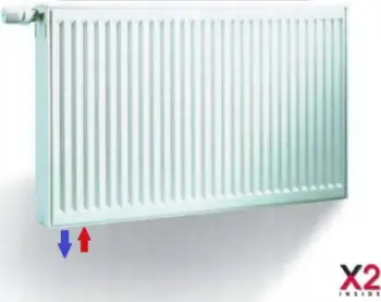 Radiator me valvul Kermi Therm X2 Profil V Tip 10, 400x1400mm, montim majtas, i bardhë