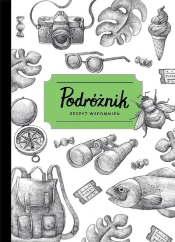 Ditar për fëmijë Traveler Memory Notebook, për udhëtime, me faqe të strukturuara, shumëngjyrësh