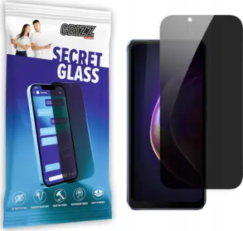 Xham mbrojtës Grizz SecretGlass për Vivo V21s, privatësi, qeramike, transparent