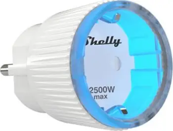 Prizë smart Shelly Plug S, Wi-Fi, 2500W 12A, e bardhë