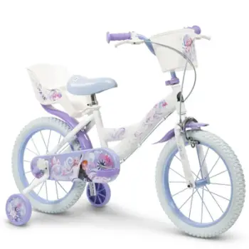 Bicikletë për fëmijë Huffy Disney Frozen 16", çelik, rozë