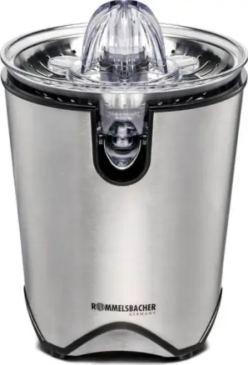 Shtrydhëse agrumesh Rommelsbacher ZP 60 E, motor i fuqishëm, çelik inox, argjendtë