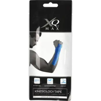 Shirit kinesiologjik XQ Max Wrist and Elbow, 25x5cm, 3 copë, blu