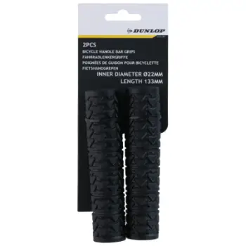 Gripa timoni biçiklete Dunlop, diametër 22mm, gjatësi 133mm, të zinj