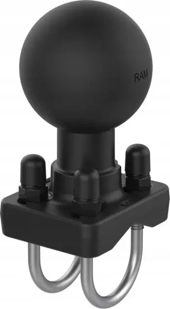 Bazë montimi RAM Mounts RAM-D-235U, D-Size 2.25", për tuba 1-1.25", e zezë
