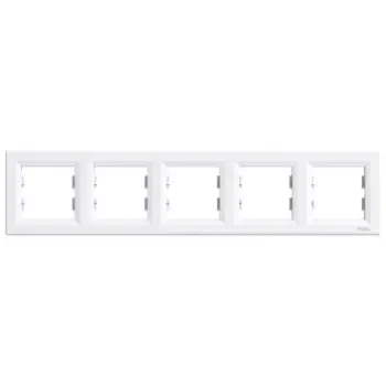 Ramë horizontale 5 Schneider Electric Asfora EPH5800521