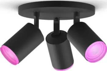 Spot tavanor Philips Hue Fugato, 3xGU10, Bluetooth, i zi