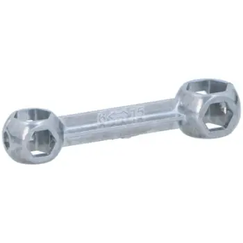 Çelës biçiklete Bicycle Gear, 6-15mm, 10 funksione, metalik