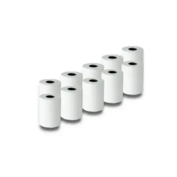 Letër termike Qoltec 51899, 57mm x 16m, 55g/m², 10 copë, e bardhë