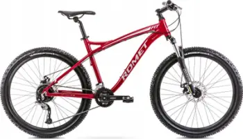 Biçikletë malore Romet Rambler Fit, kornizë 18", rrota 26", burgundy argjendtë