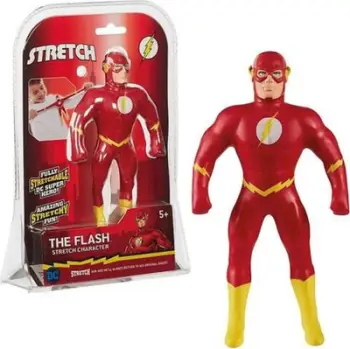 Figurë lodër DC Heroes Stretch Mini Flash, elastike, madhësi mini, shumëngjyrëshe