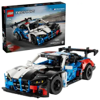 Lodër ndërtimi LEGO Technic BMW M4 GT3 EVO 42226, 747 pjesë, motor V6, shumëngjyrëshe