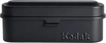 Kuti filmi Kodak Film Case, për 5 filma 35mm, metal, e zezë