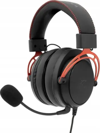 Kufje gaming White Shark Gorilla, 3.5 mm, mikrofon, të zeza me të kuqe