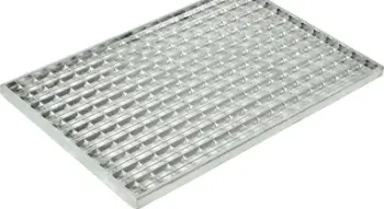 Grilë hyrje ACO Vario 2.0V, 20x500x1000mm, çelik i galvanizuar, argjendtë