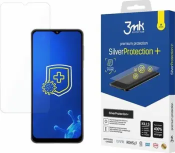 Folie mbrojtëse 3MK Silver Protect Plus, antimikrobiale, për Samsung Galaxy A22 5G