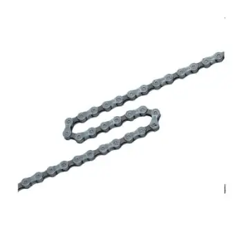 Zinxhir biçiklete Shimano Deore HG54, 10 shpejtësi, 116 hallka, argjendtë