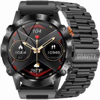 Smartwatch Mski Gravity GT20-1, ekran 1.43" AMOLED, Bluetooth, i zi