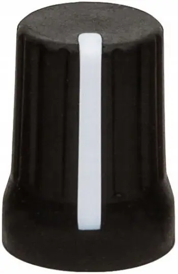 Kapak rrotullues DJ TECHTOOLS Chroma Caps Super Knob 180, për mixer dhe kontroler DJ, i zi