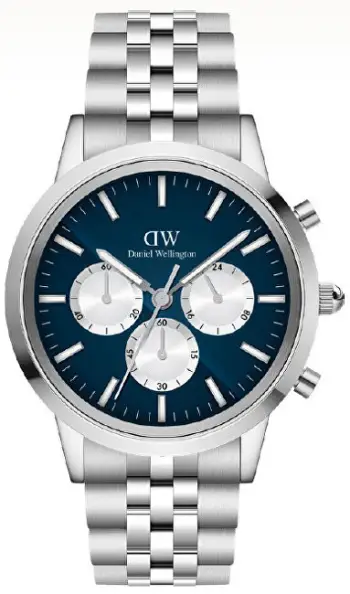 Orë dore Daniel Wellington Panda Silver DW00100874, unisex, e argjendtë