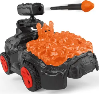Set lodrash Schleich Eldrador Lava CrashMobile, me Mini Creature, shumëngjyrëshe