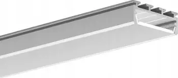 Profil LED Giza Anodized, alumini, 2m, ngjyrë argjendi