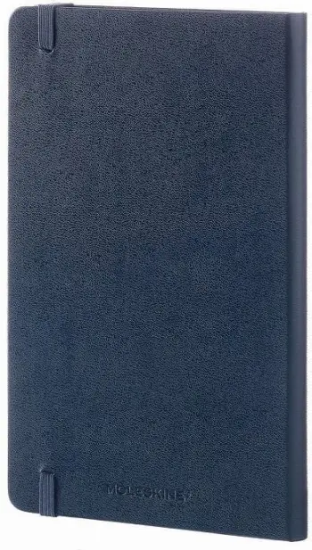 Fletore Moleskine Classic Notebook Large, kapak i fortë, 13 x 21 cm, blu