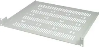 Rafte rack Schroff GERAETETRAGER, 19", 1U, gri RAL7035