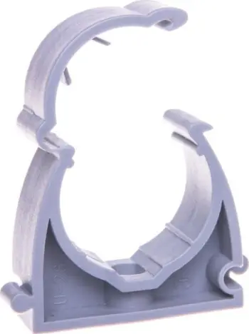 Klemë bllokuese për tuba TT PLAST UZHF28, 28mm, 100 copë, gri