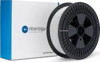 Filament 3D Fiberlogy Easy PLA, 1.75 mm, 2.5 kg, i bardhë