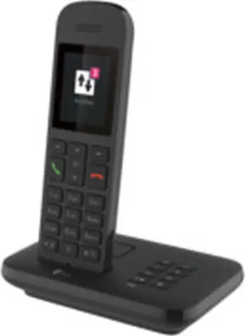 Telefon fiks Telekom Sinus A12, analog DECT, ekran 2", i zi