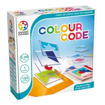 Lojë logjike Smart Games Color Code, 100 sfida, për fëmijë 5+