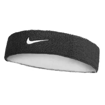 Shirit koke sportive Nike Swoosh Classic Reversible, elastik, i zi e bardhë