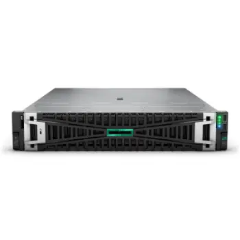 Server rack HPE ProLiant DL385 Gen11, AMD 9115 3.2GHz 16 core, 2x32GB RAM, 8x LFF, 2x1000W, gri