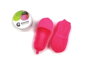 Mbuloja silikoni për këpucë Giulive Galosh Overshoes, për fëmijë, rozë fluo