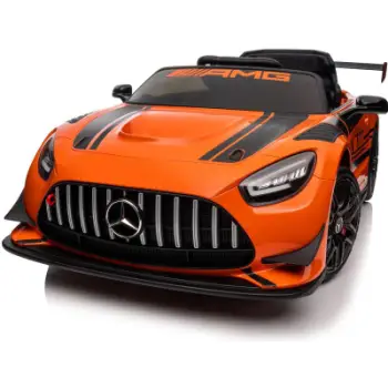 Makina elektrike për fëmijë Enero Mercedes AMG GT3, një vend, deri 30 kg, portokalli