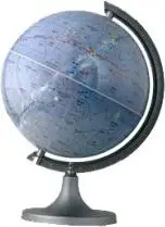 Glob qiellor edukativ Sky 250, diametër 25cm, me shpjegime, shumëngjyrësh