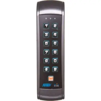 Bravë elektronike ARD DK-390, tastierë me kod, lexues karte RFID, IP55, gri
