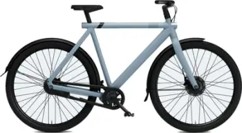Biçikletë elektrike VanMoof S3, motor 250 W, bateri e integruar, blu e hapur