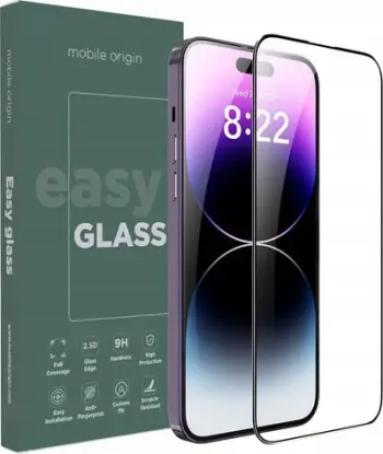 Xham mbrojtës Mobile Origin EasyGlass, për iPhone 14 Pro, transparen