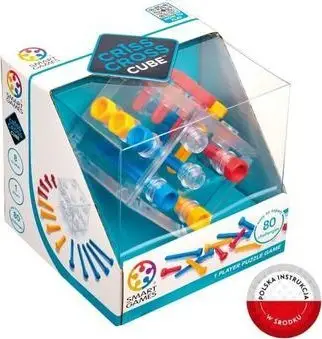 Loja puzzle Criss Cross Cube, 80 sfida, kub transparent