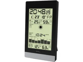 Stacion moti TechnoLine WS 9050, sensor pa kabllo 60 m, ekran dixhital, i zi