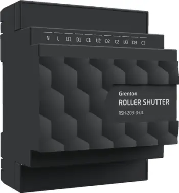 Modul roletash Grenton Roller Shutter X3 DIN, TF-Bus 2.0, i zi