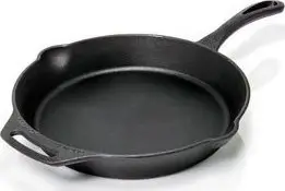Tigan zjarri Petromax Fire Skillet, gize, i paratrajtuar, i zi
