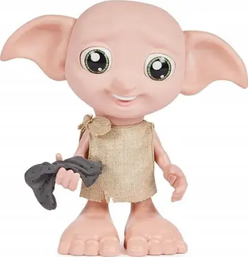 Figurinë interaktive Wizarding World Harry Potter Dobby Elf, 8.5", me tinguj, me çorape