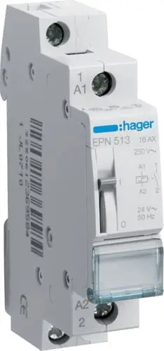 Rele impulsive Hager EPN513, 16A, 24V AC 12V DC