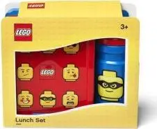 Set dreke LEGO Minifigure, kuti dreke dhe shishe uji, shumëngjyrësh