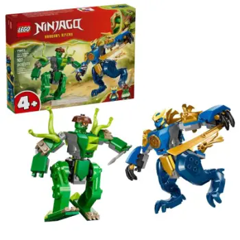 Set lodër LEGO Ninjago 71853 Jay's Dragon Mech Fight, 107 pjesë, 4+