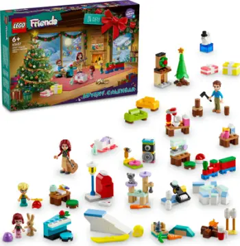 Set lodrash LEGO Friends Advent Calendar 42637, 24 surpriza, për fëmijë 6+, shumëngjyrësh