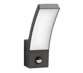 Dritë murale Philips Splay, 12W, për jashtë, antracit